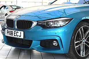 Used 2018 BMW 4 Series M Sport Estoril Blue - Interior and Exterior details 4