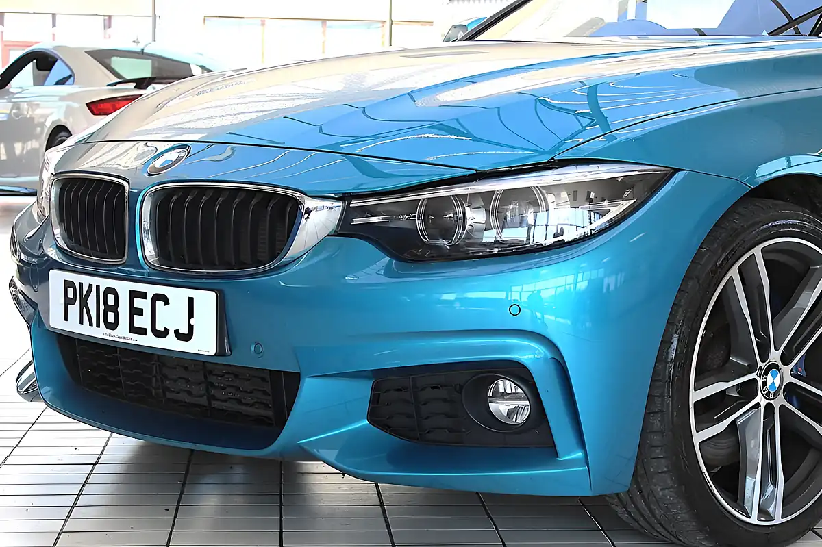 Used 2018 BMW 4 Series M Sport Estoril Blue - Interior and Exterior details 4
