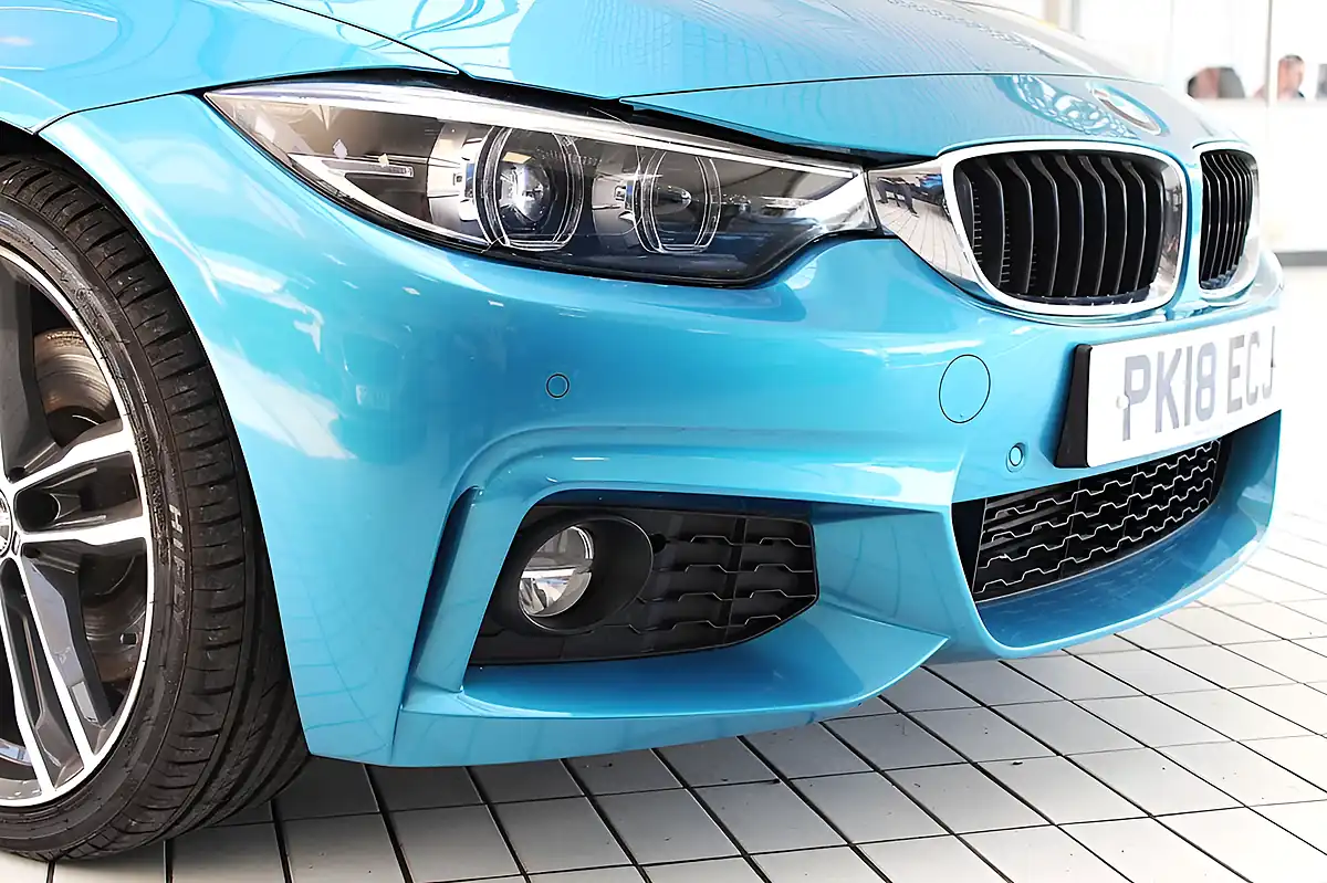 Used 2018 BMW 4 Series M Sport Estoril Blue - Interior and Exterior details 9