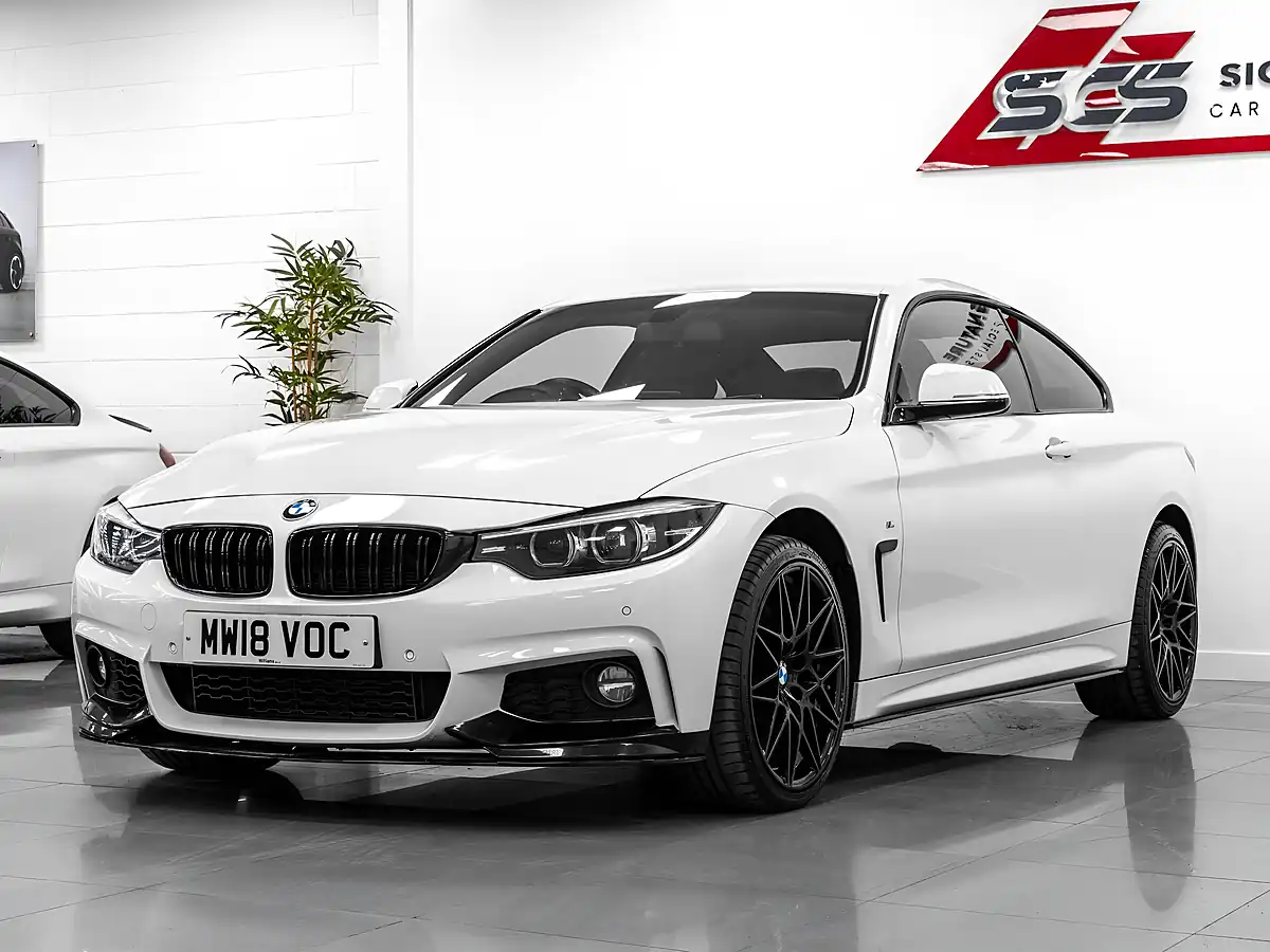 Used 2018 BMW 435d M Sport Alpine White - Interior and Exterior details 2