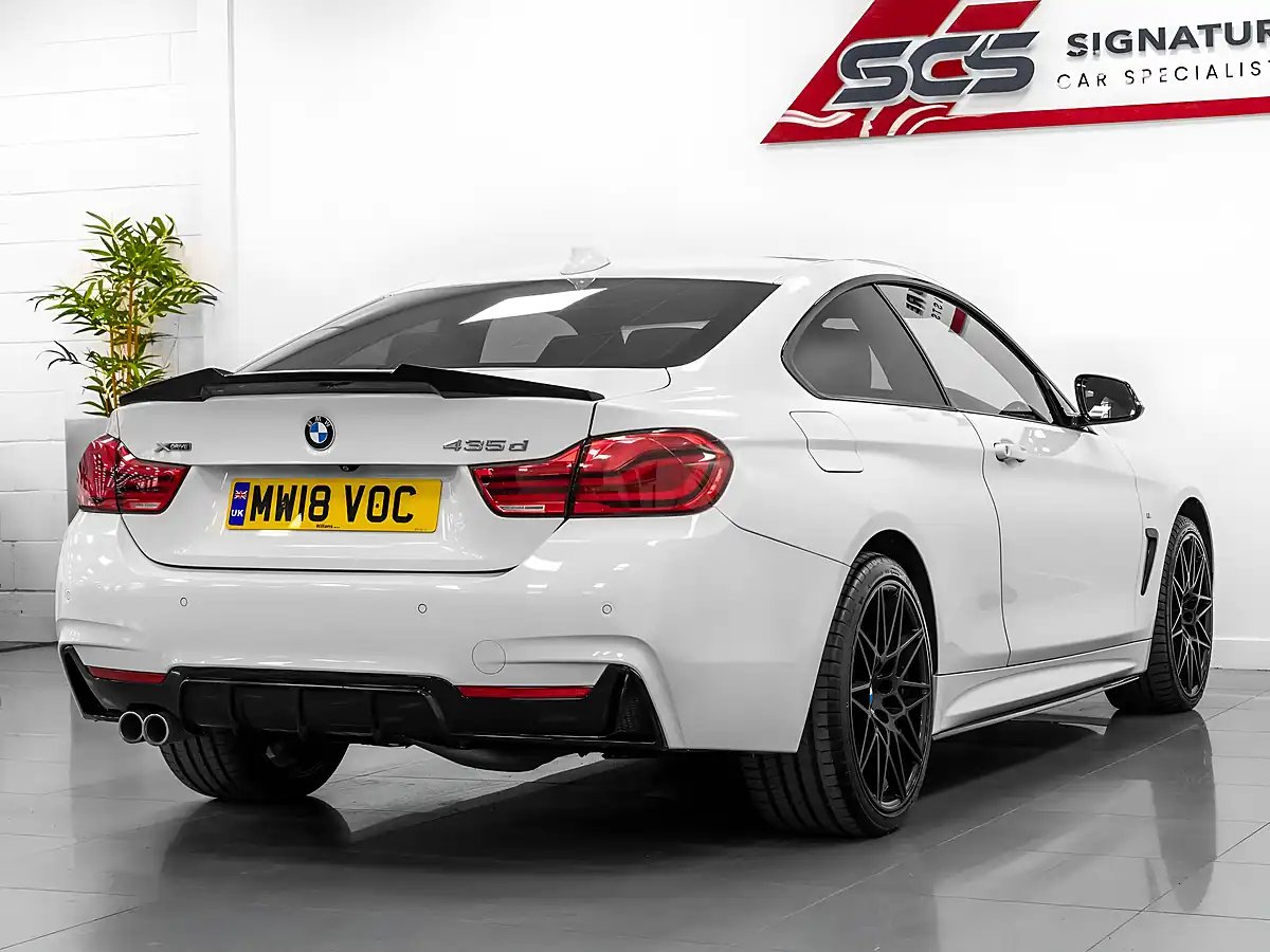 Used 2018 BMW 435d M Sport Alpine White - Interior and Exterior details 4