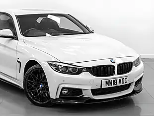 Used 2018 BMW 435d M Sport Alpine White - Interior and Exterior details 9