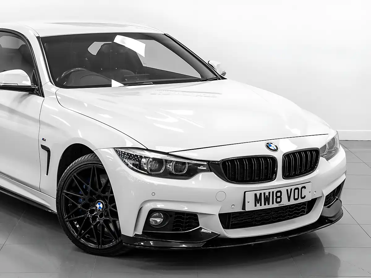 Used 2018 BMW 435d M Sport Alpine White - Interior and Exterior details 9
