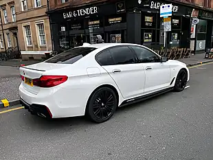 Used 2018 BMW 5 Series M Sport Alpine White - Interior and Exterior details 7