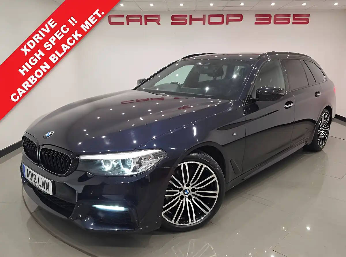 Used 2018 BMW 5 Series M Sport Black - Front View