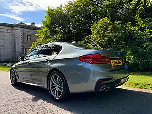 Used 2018 BMW 5 Series M Sport Blue - Interior and Exterior details 3