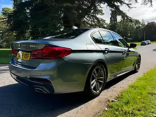 Used 2018 BMW 5 Series M Sport Blue - Interior and Exterior details 4