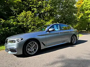 Used 2018 BMW 5 Series M Sport Blue - Interior and Exterior details 5
