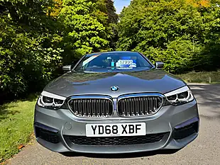 Used 2018 BMW 5 Series M Sport Blue - Interior and Exterior details 7