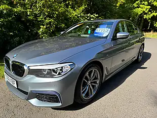 Used 2018 BMW 5 Series M Sport Blue - Interior and Exterior details 8