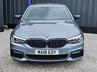 Used 2018 BMW 5 Series M Sport Blue - Interior and Exterior details 12
