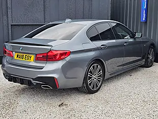 Used 2018 BMW 5 Series M Sport Blue - Interior and Exterior details 2