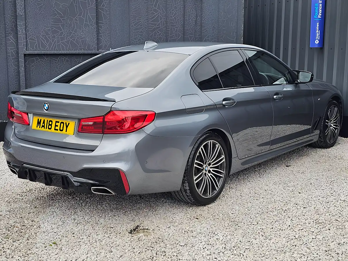 Used 2018 BMW 5 Series M Sport Blue - Interior and Exterior details 2