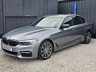 Used 2018 BMW 5 Series M Sport Blue - Interior and Exterior details 8