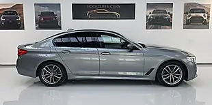 Used 2018 BMW 5 Series M Sport Blue - Interior and Exterior details 3