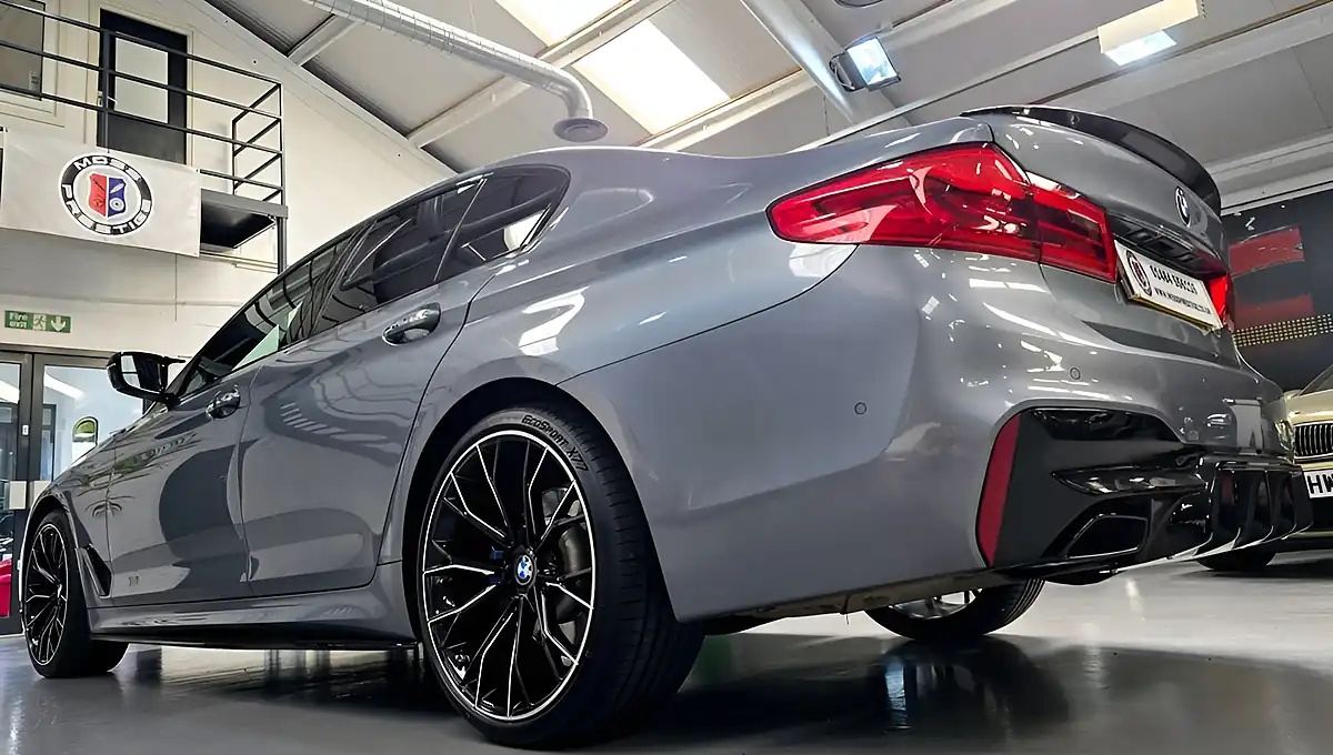 Used 2018 BMW 5 Series M Sport Bluestone Grey - Interior and Exterior details 11