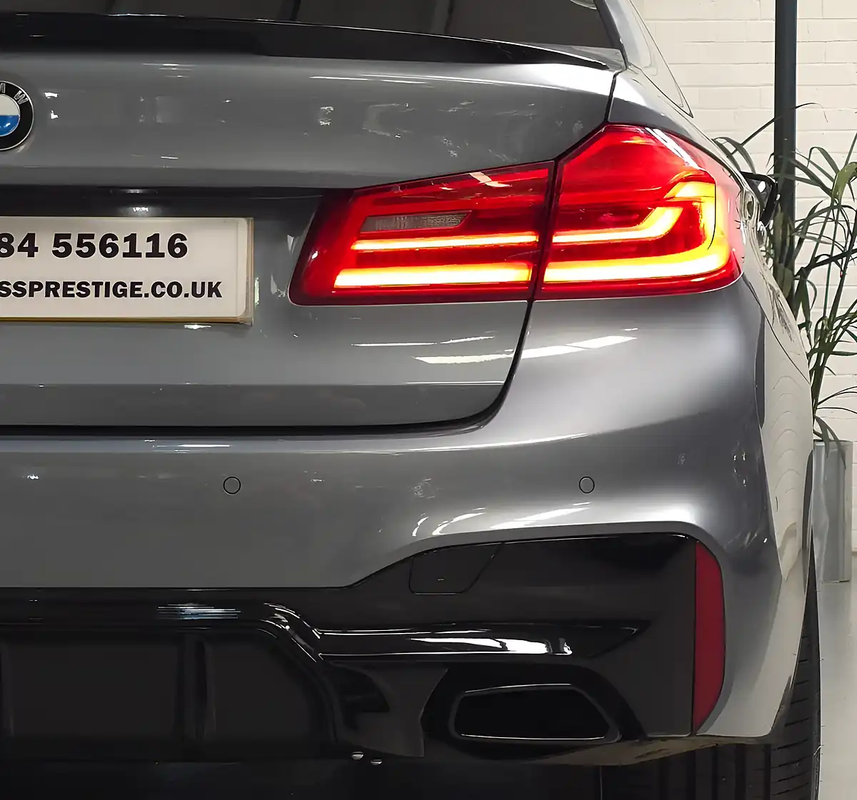 Used 2018 BMW 5 Series M Sport Bluestone Grey - Interior and Exterior details 12