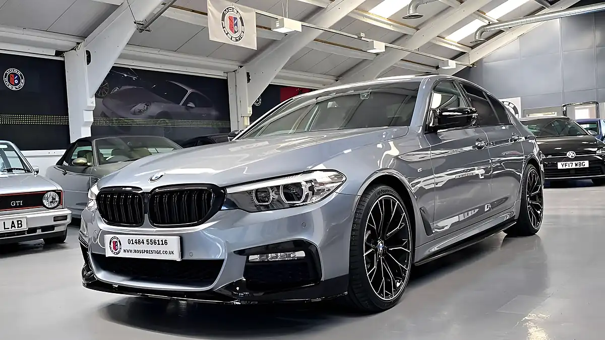 Used 2018 BMW 5 Series M Sport Bluestone Grey - Interior and Exterior details 13