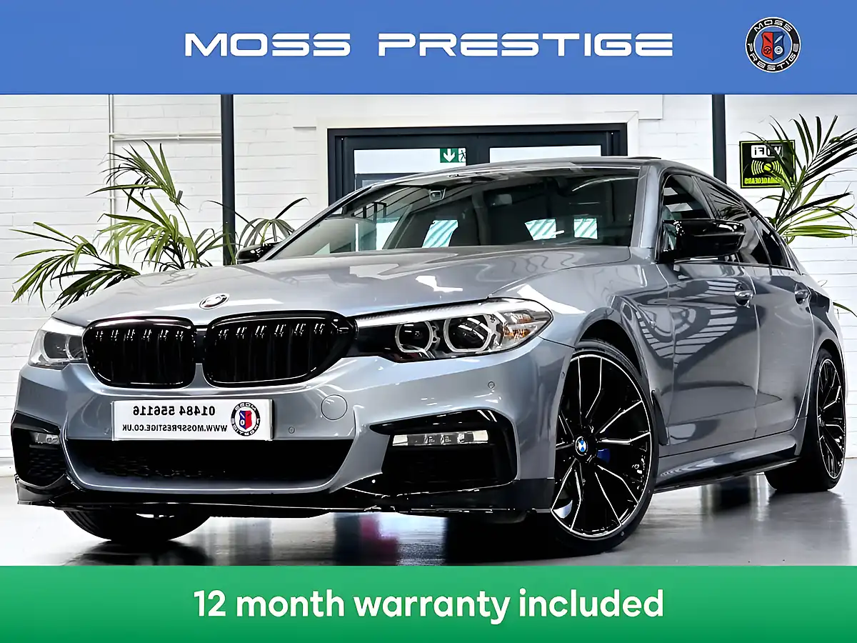 Used 2018 BMW 5 Series M Sport Bluestone Grey - Interior and Exterior details 3