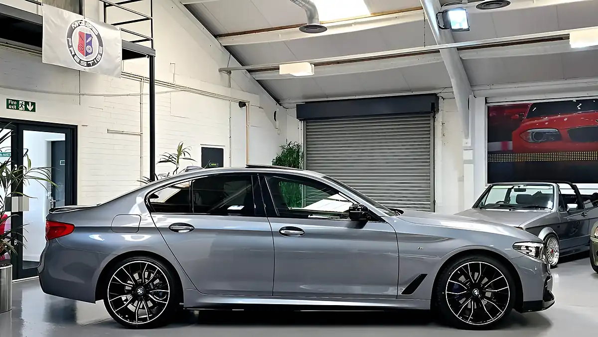 Used 2018 BMW 5 Series M Sport Bluestone Grey - Interior and Exterior details 5