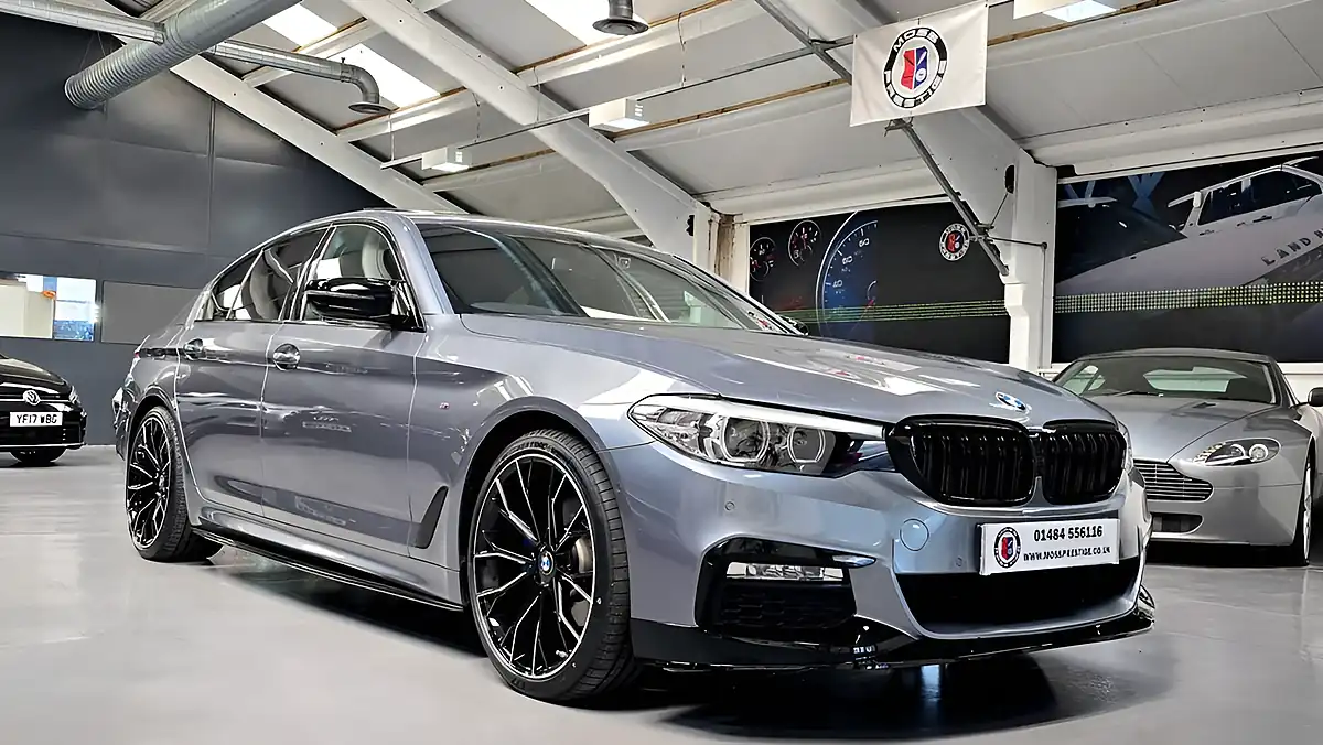 Used 2018 BMW 5 Series M Sport Bluestone Grey - Interior and Exterior details 8
