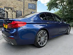 Used 2018 BMW 5 Series M Sport Mediterranean Blue - Interior and Exterior details 10