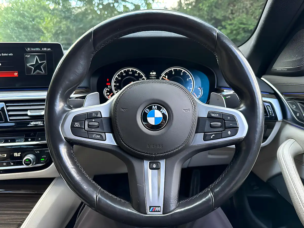 Used 2018 BMW 5 Series M Sport Mediterranean Blue - Interior and Exterior details 14