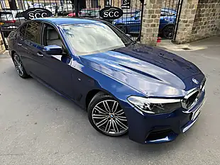 Used 2018 BMW 5 Series M Sport Mediterranean Blue - Interior and Exterior details 4