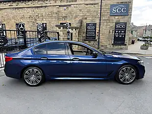 Used 2018 BMW 5 Series M Sport Mediterranean Blue - Interior and Exterior details 8