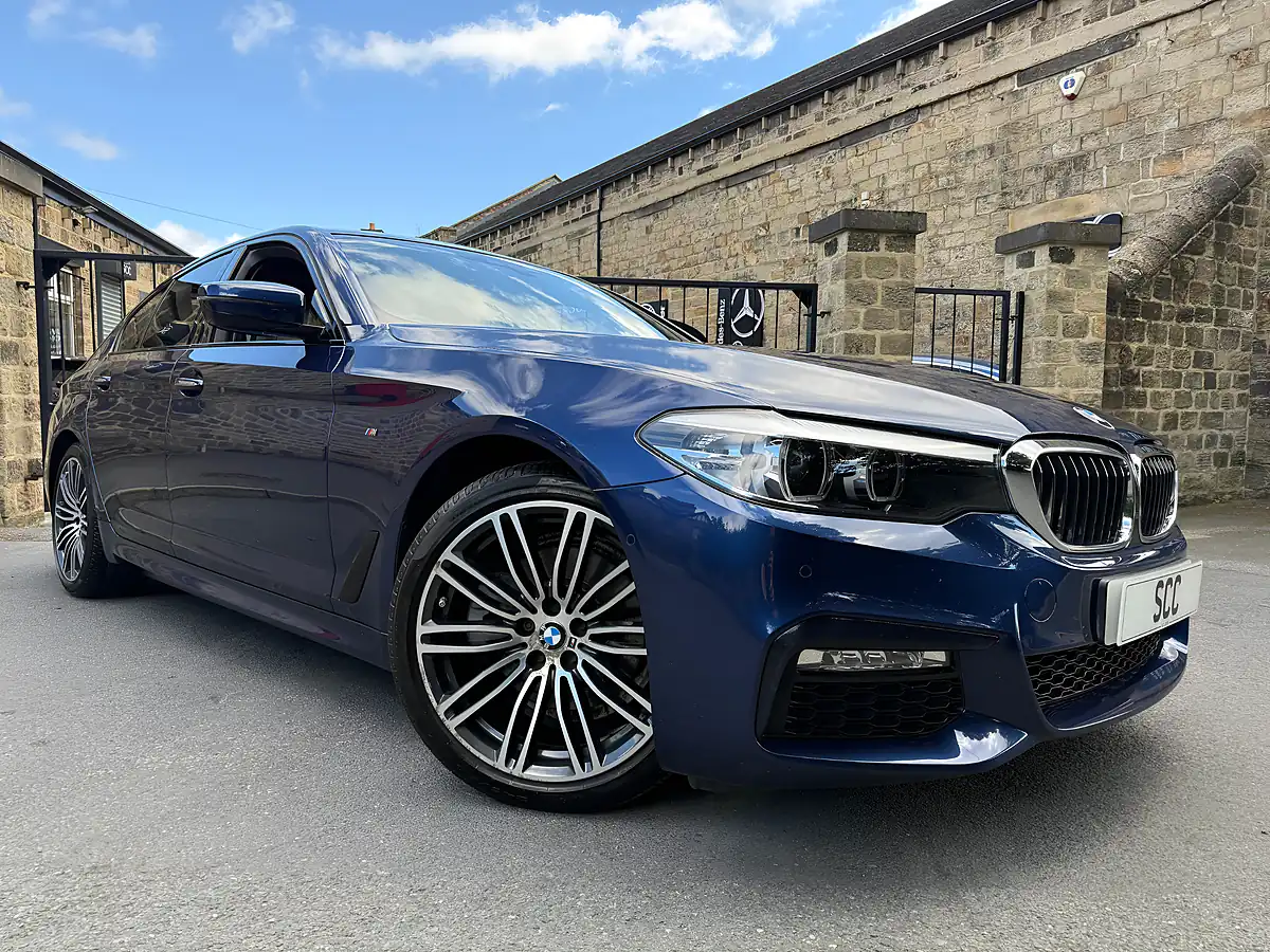 Used 2018 BMW 5 Series M Sport Mediterranean Blue - Interior and Exterior details 9