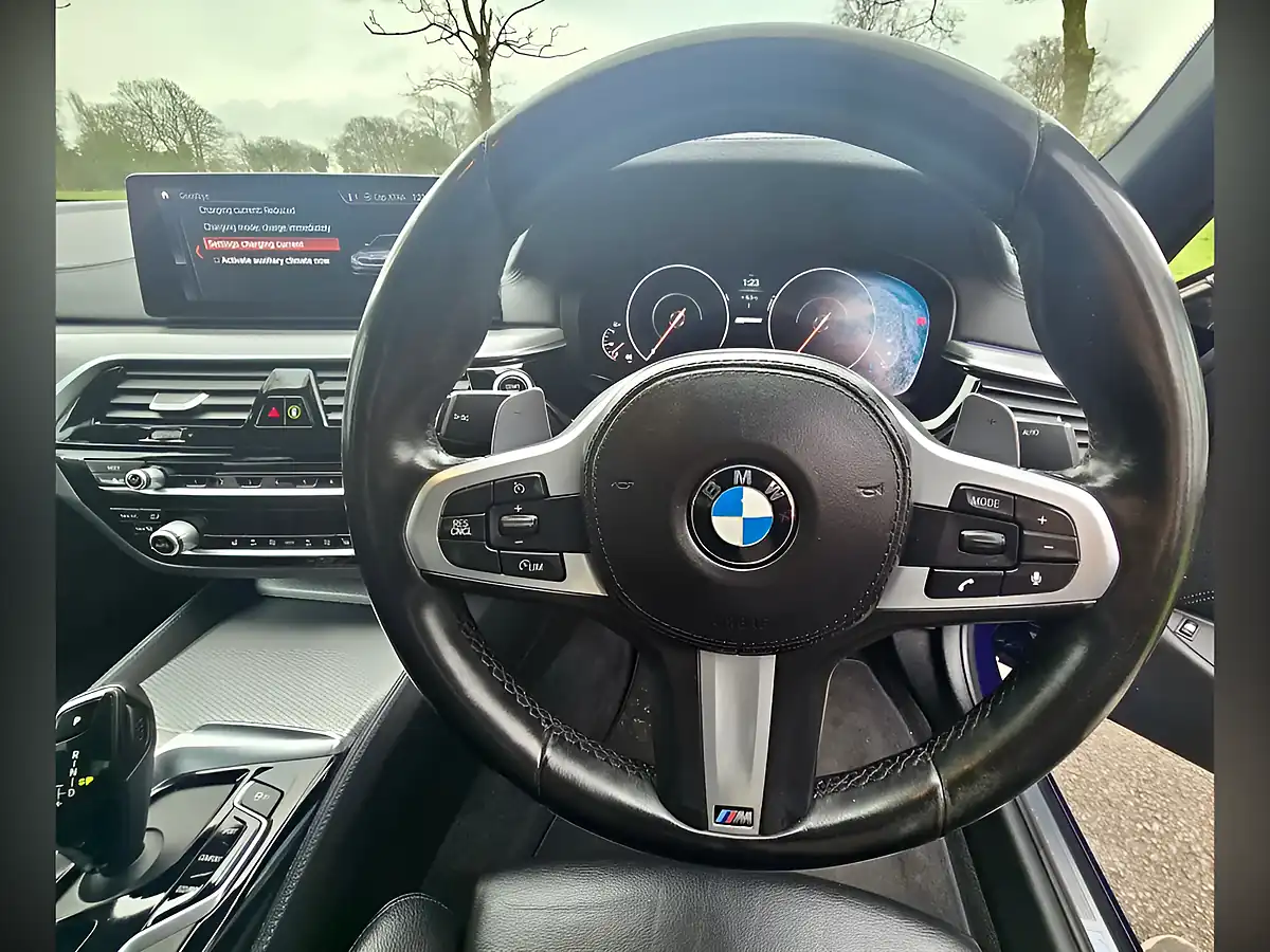 Used 2018 BMW 5 Series M Sport Mediterranean Blue - Interior and Exterior details 11