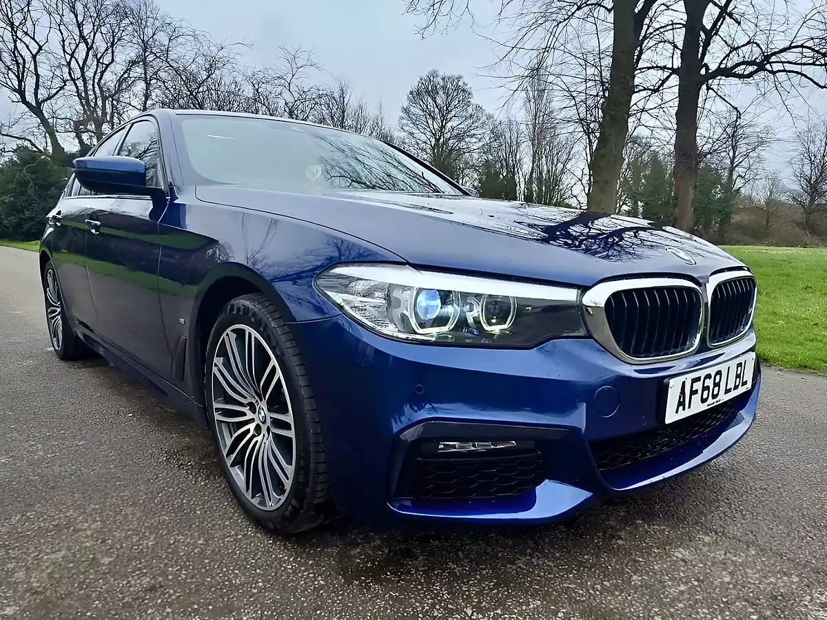Used 2018 BMW 5 Series M Sport Mediterranean Blue - Interior and Exterior details 13