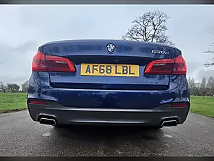 Used 2018 BMW 5 Series M Sport Mediterranean Blue - Interior and Exterior details 16