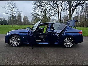 Used 2018 BMW 5 Series M Sport Mediterranean Blue - Interior and Exterior details 17