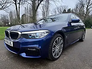Used 2018 BMW 5 Series M Sport Mediterranean Blue - Interior and Exterior details 2