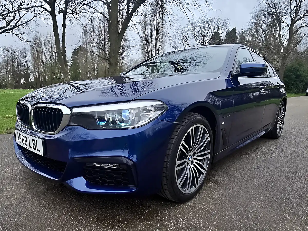 Used 2018 BMW 5 Series M Sport Mediterranean Blue - Interior and Exterior details 2