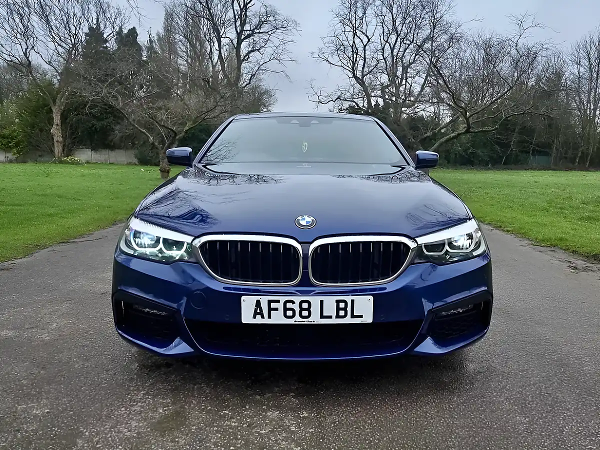 Used 2018 BMW 5 Series M Sport Mediterranean Blue - Interior and Exterior details 3