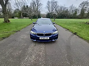 Used 2018 BMW 5 Series M Sport Mediterranean Blue - Interior and Exterior details 4