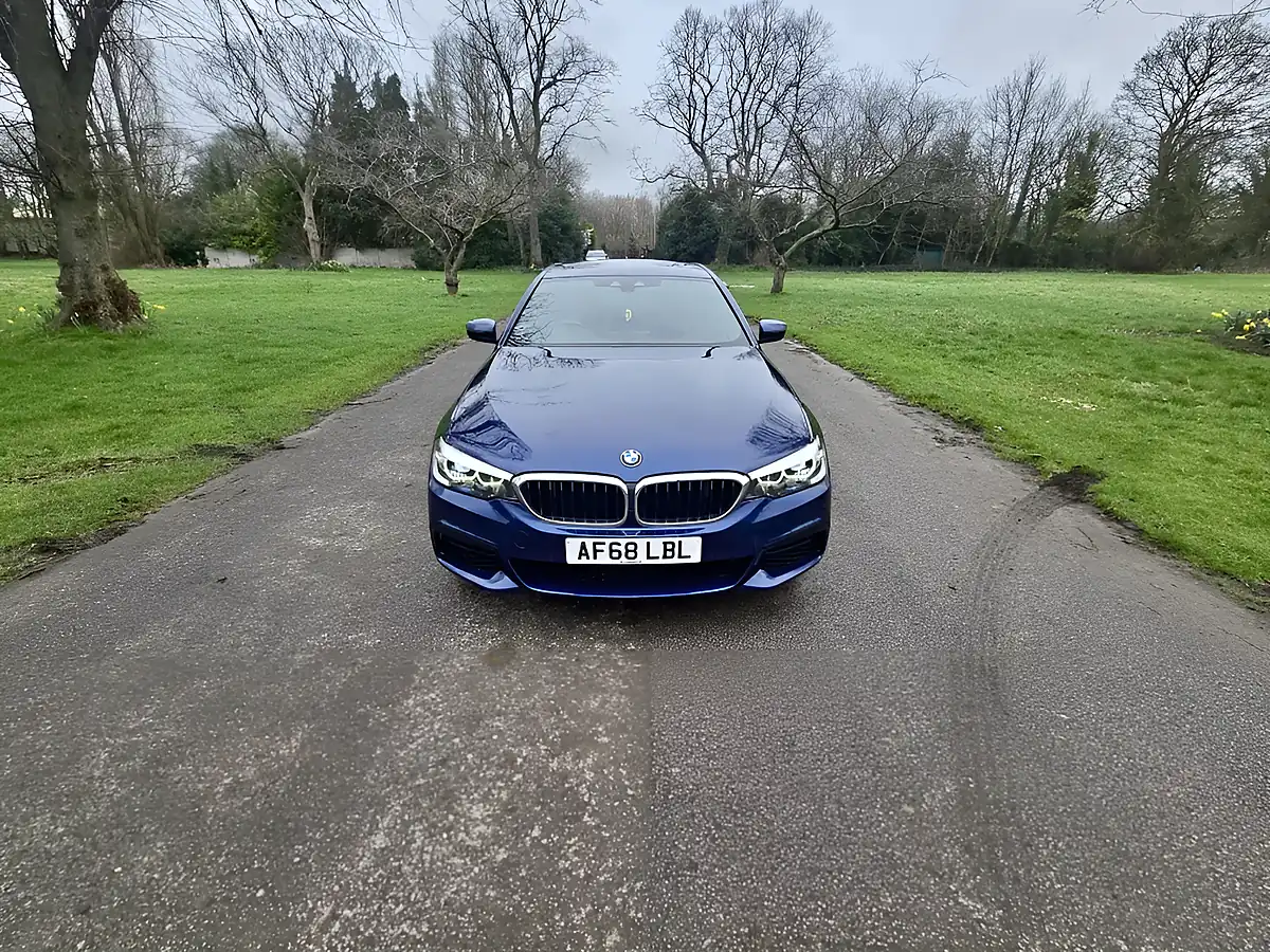 Used 2018 BMW 5 Series M Sport Mediterranean Blue - Interior and Exterior details 4