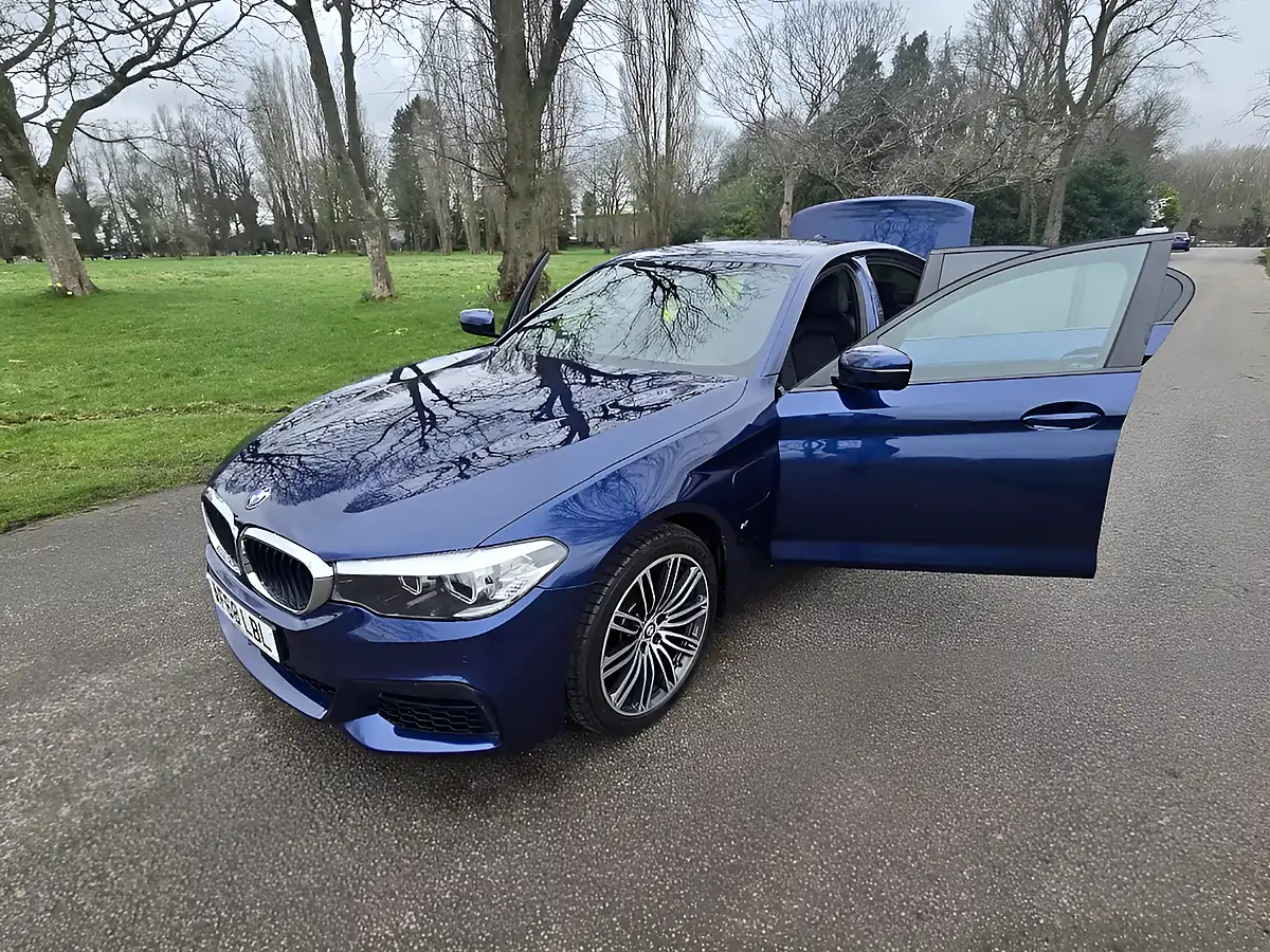 Used 2018 BMW 5 Series M Sport Mediterranean Blue - Interior and Exterior details 8