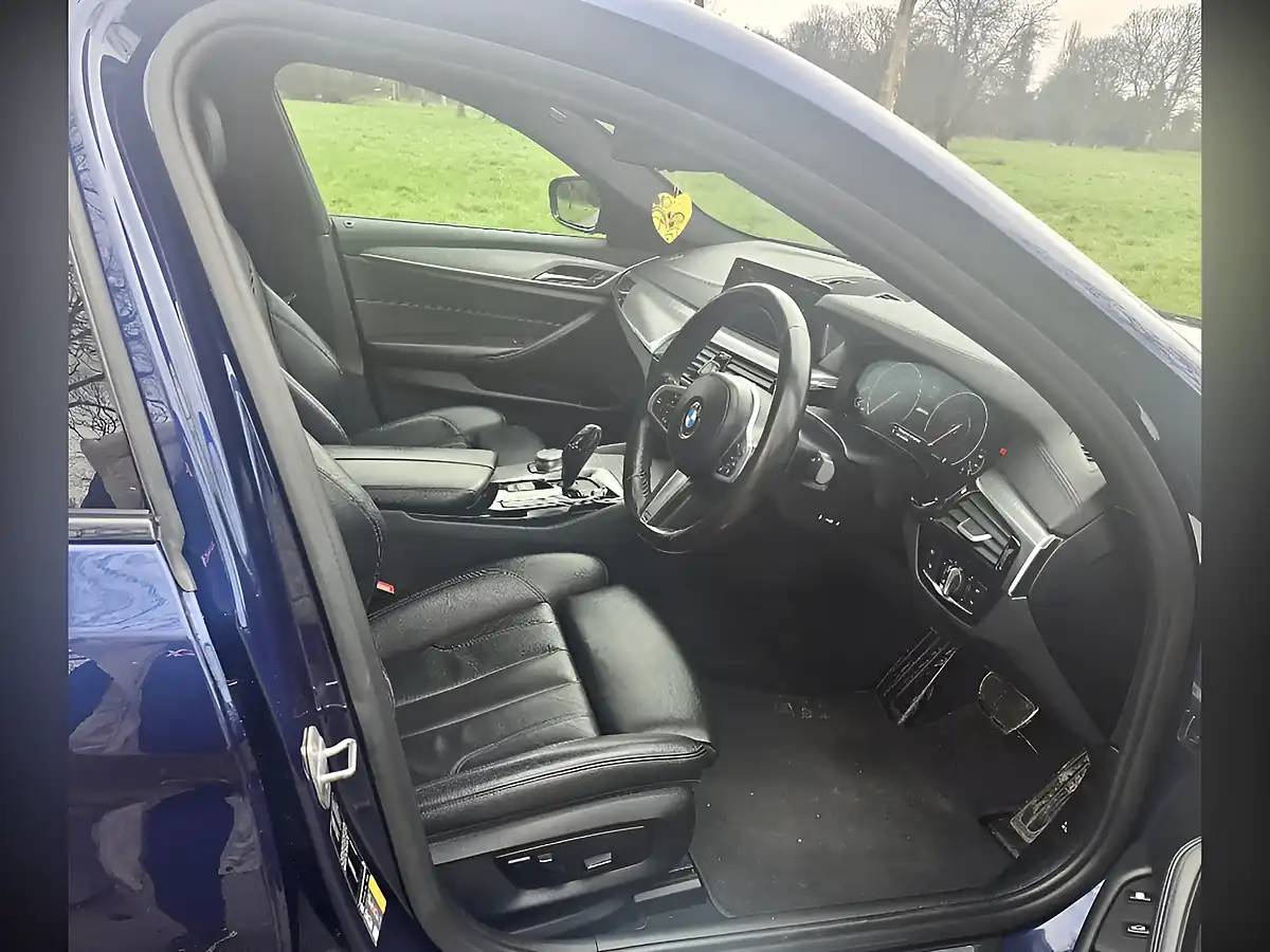 Used 2018 BMW 5 Series M Sport Mediterranean Blue - Interior and Exterior details 9