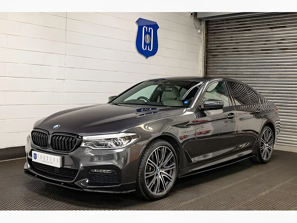 Used 2018 BMW 5 Series M Sport Sophisto Grey Metallic - Front View