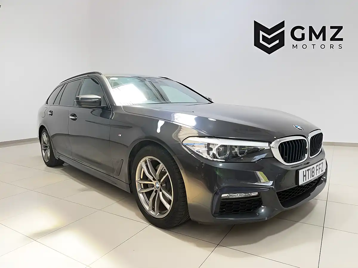 Used 2018 BMW 5 Series M Sport Sophisto Grey Xirallic - Front View