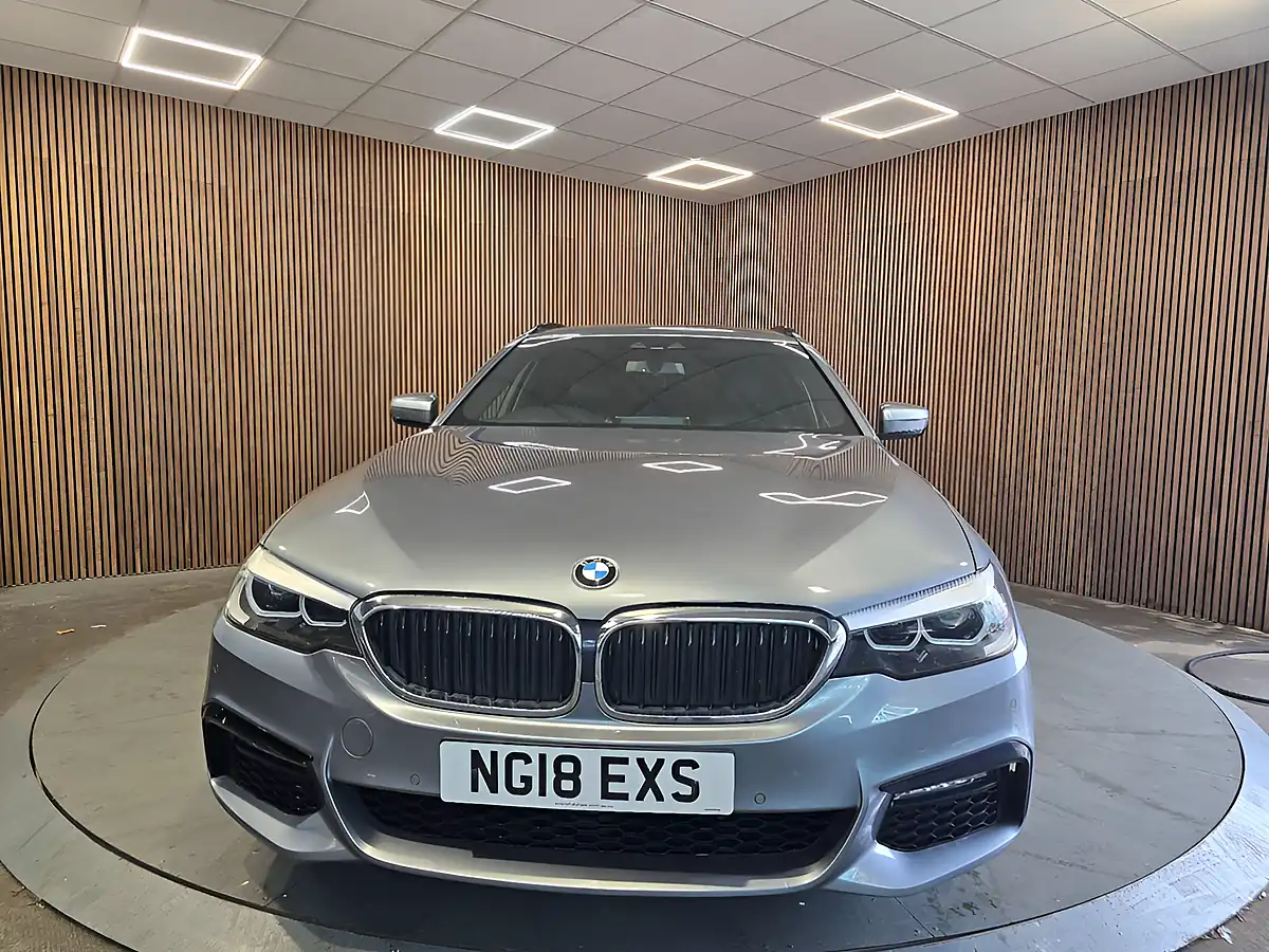 Used 2018 BMW 5 Series M Sport Touring Blue - Interior and Exterior details 3
