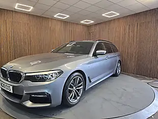 Used 2018 BMW 5 Series M Sport Touring Blue - Interior and Exterior details 4