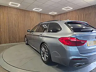 Used 2018 BMW 5 Series M Sport Touring Blue - Interior and Exterior details 5