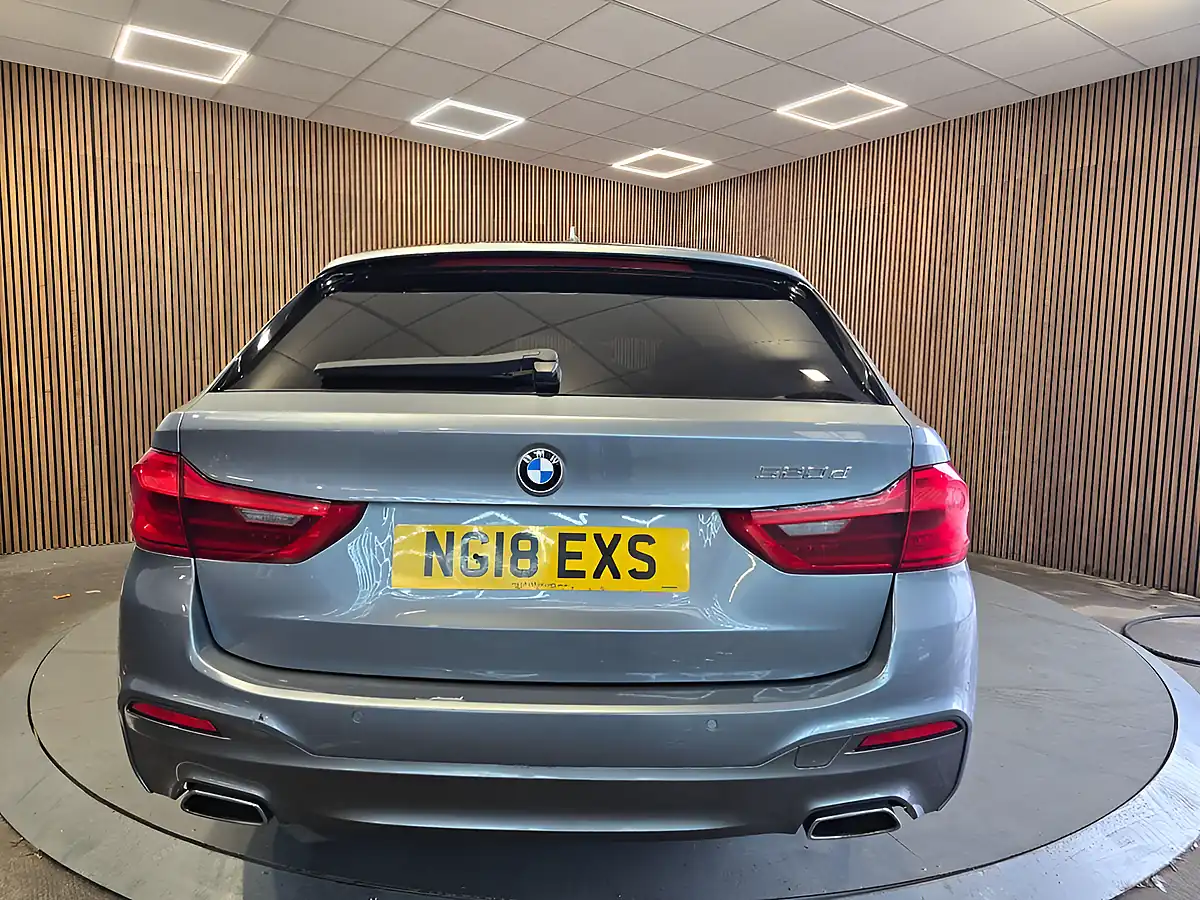 Used 2018 BMW 5 Series M Sport Touring Blue - Interior and Exterior details 7