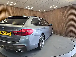 Used 2018 BMW 5 Series M Sport Touring Blue - Interior and Exterior details 9