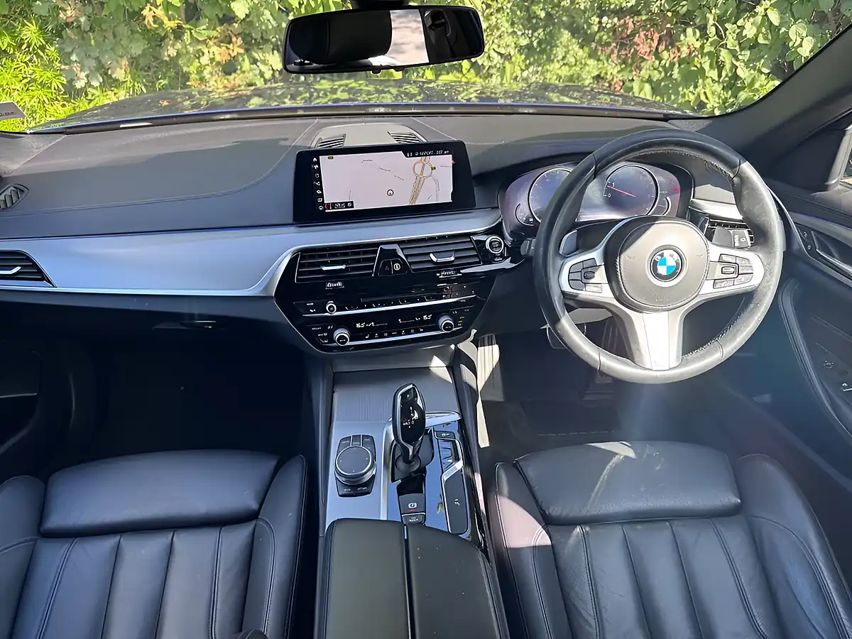 Used 2018 BMW 5 Series M Sport Touring Mediterranean Blue - Interior and Exterior details 12