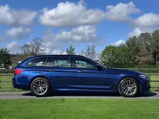 Used 2018 BMW 5 Series M Sport Touring Mediterranean Blue - Interior and Exterior details 3